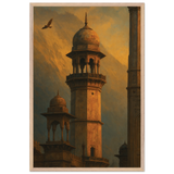 Islamic Architecture Poster – Cultural Wooden Frame Art - Wood frame - Wooden Framed Posters