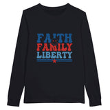 Embrace Values - Faith, Family, Liberty Apparel - Dark Gray - Sweatshirts