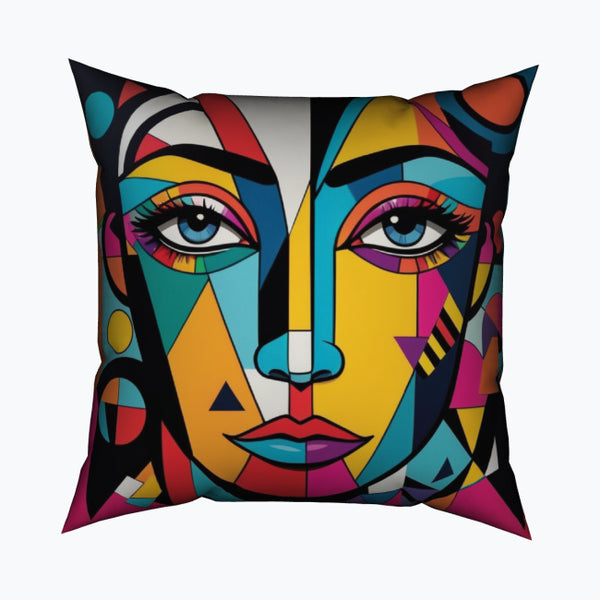 Geometric Glamour - Water-Resistant Outdoor Cushion - - Cushions