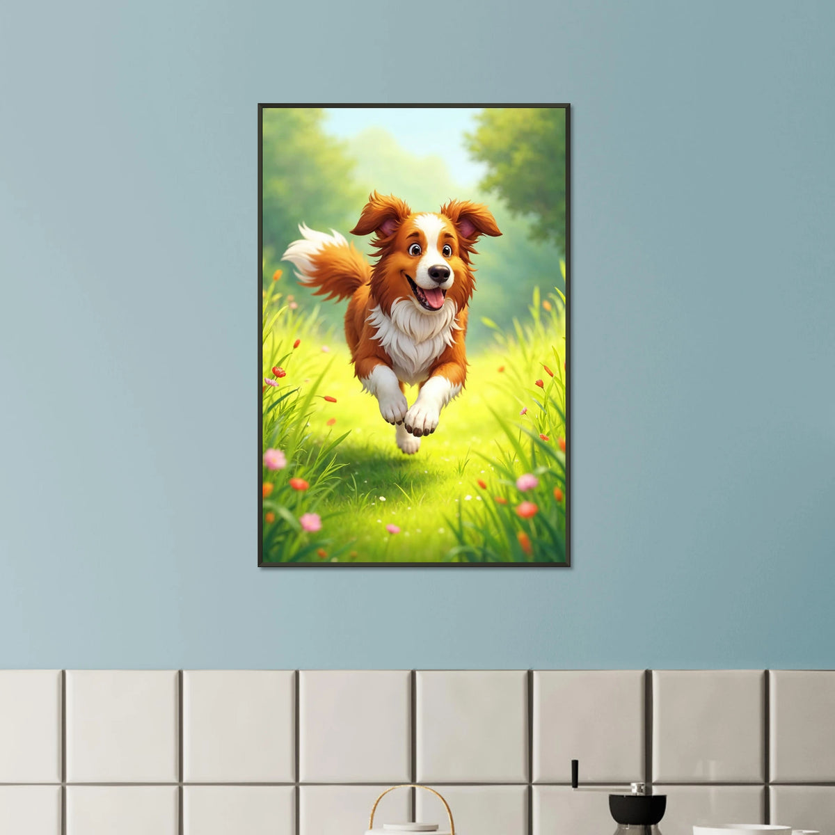 Happy Moments – Premium Memory Dog Poster - Default Title - Metal Framed Posters