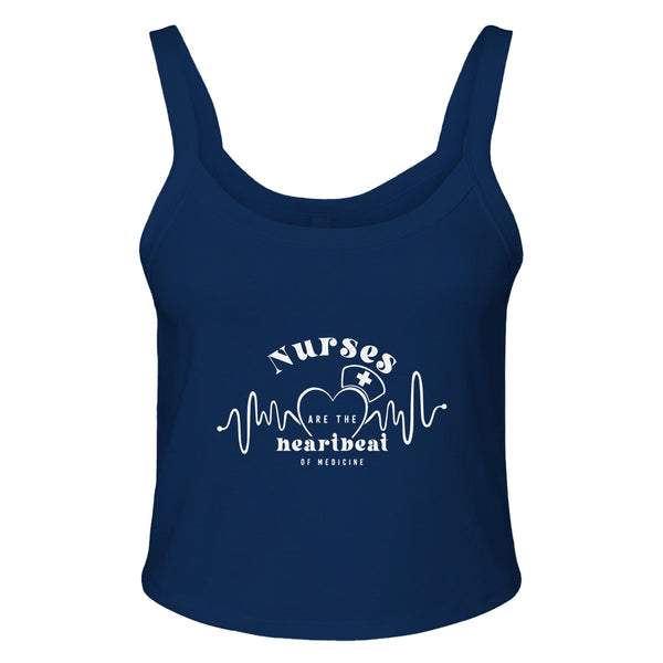 Wear Your Gratitude - Nurses' Heartbeat Tribute! - solid navy blend - Print Material