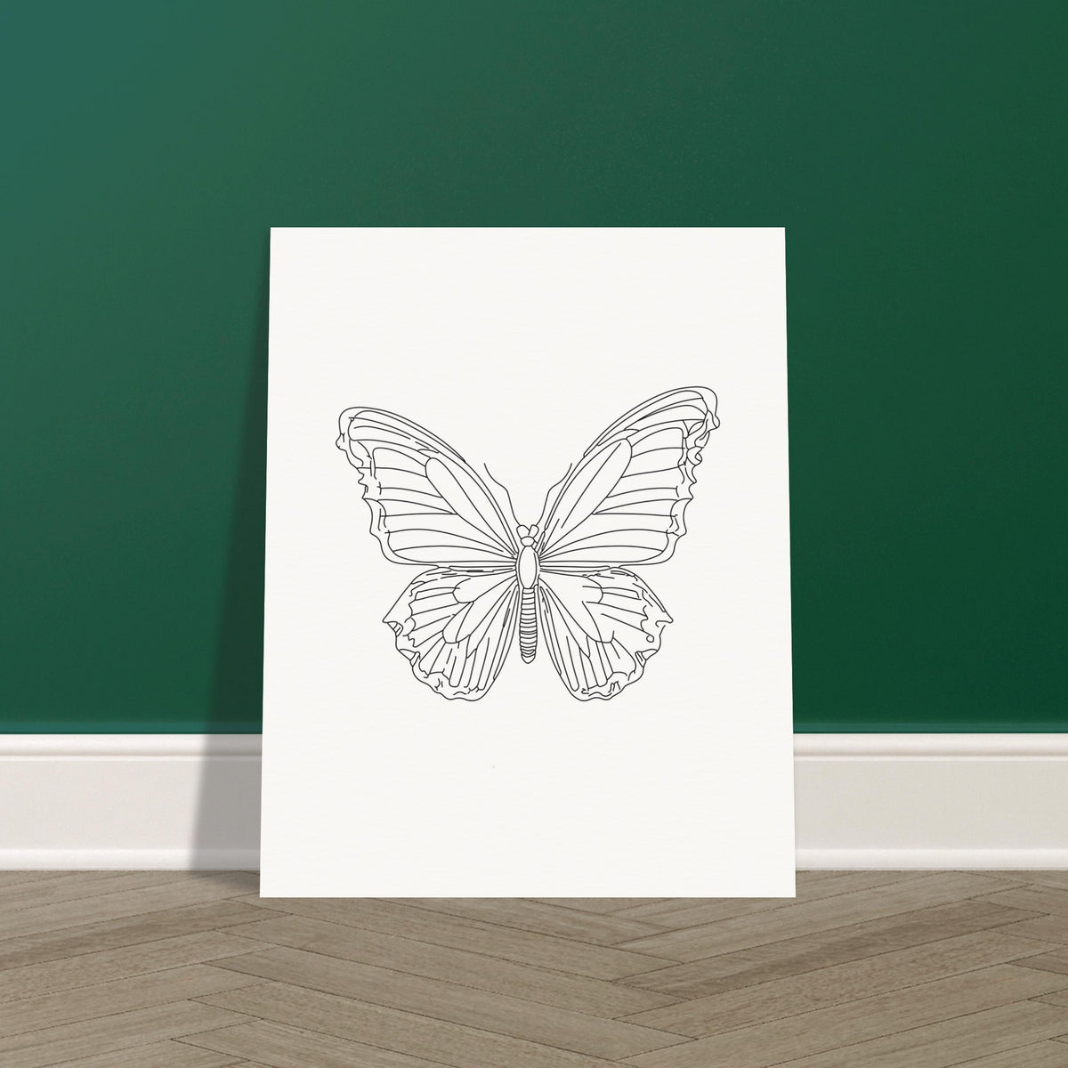 Ethereal Flight - Butterfly Silhouette - - Posters