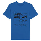 Premium Quality - Perfect Customizable Canvas Tee - Royal - Crewneck T-shirts