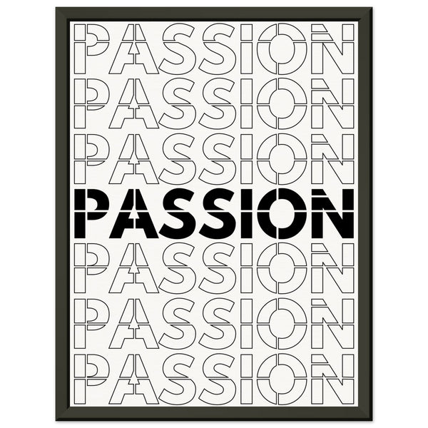 Passionate Repetition - Art That Inspires - 30x40 cm 12x16″ - Metal Framed Posters