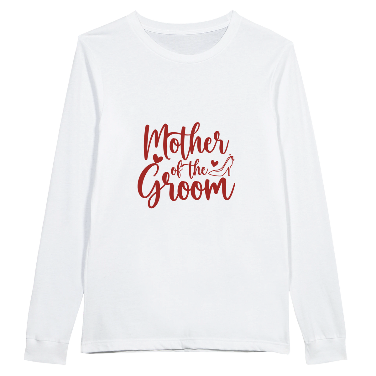 Mother of Groom - A Timeless Tribute Tee - White - Long Sleeve T-shirts