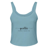 Celebrating Inner Beauty - Gordita PERO BONITA - sld baby blu bln - Tank Tops