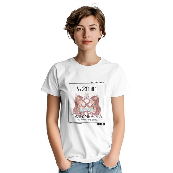 Zodiac Sign T-Shirt for Female Colleagues - Gildan - Gemini - T-Shirts