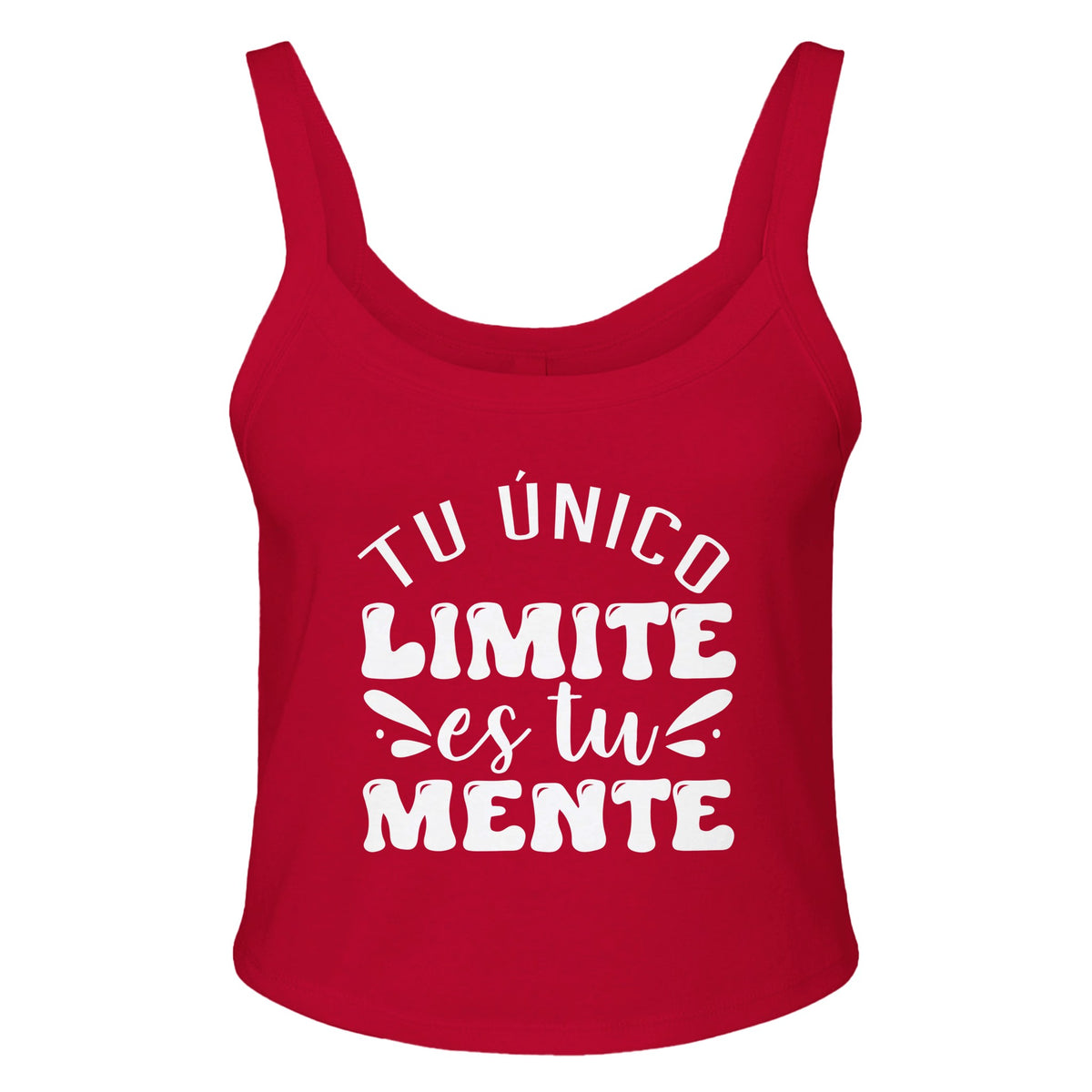 Tu Único Límite - Empower Your Mind - solid red blend - Print Material