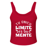 Tu Único Límite - Empower Your Mind - solid red blend - Print Material