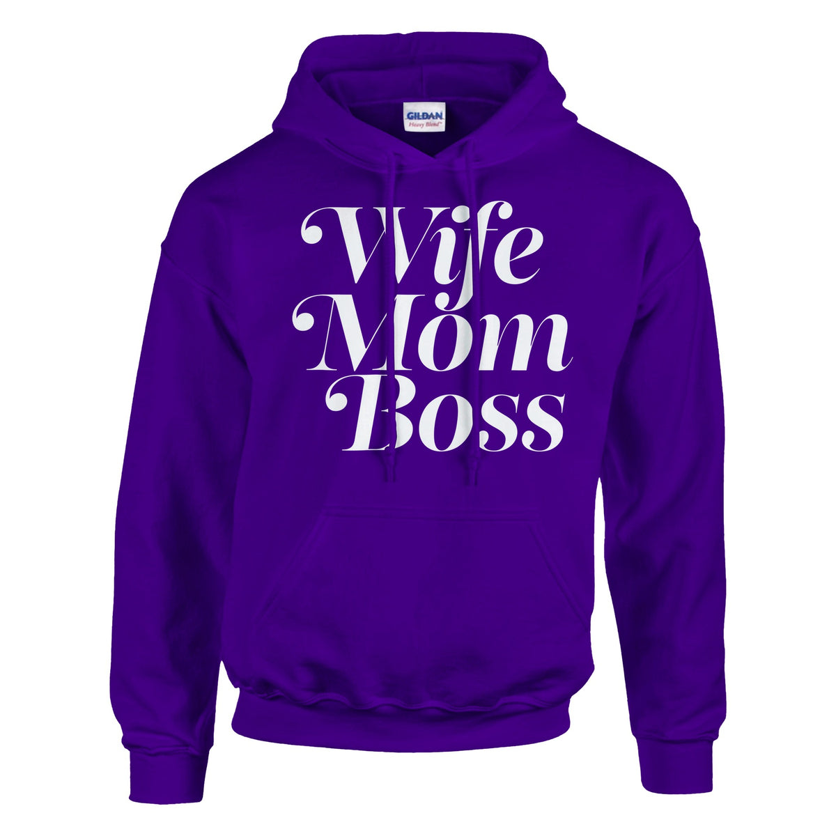 Boss Lady Essentials - Wife Mom Boss Edition - Purple - Hoodies