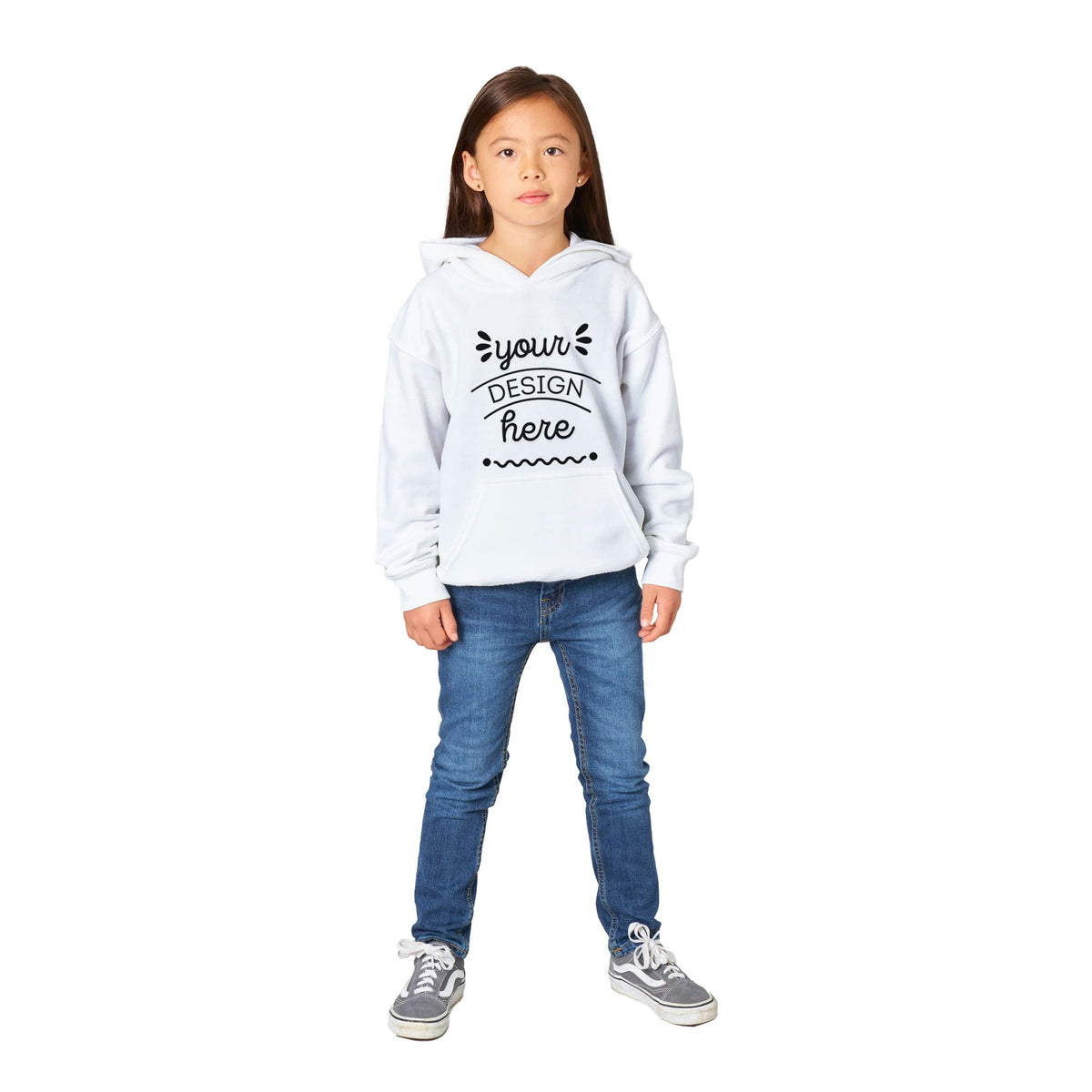 Customizable Classic Kids Hoodie - - Pullover Hoodies