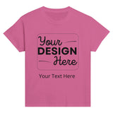 Soft and Stylish - Kids' Classic Crewneck Tee - Azalea - T.shirts