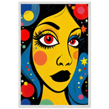 Bold Gaze – Framed Poster Gift - - Wooden Framed Posters