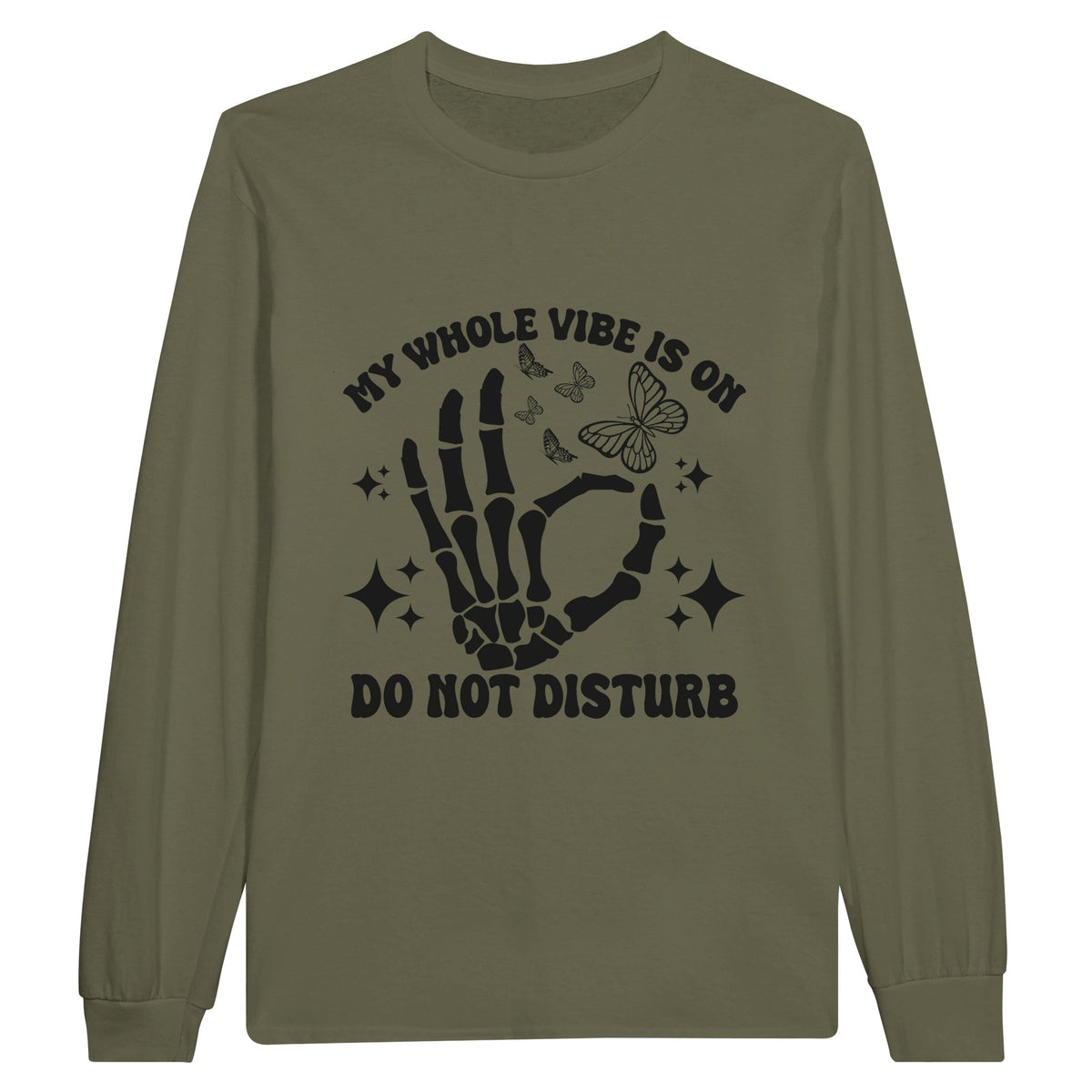 Serenity Seeker - 'My Whole Vibe' Sweatshirt Edition - Military Green - Sweatshirt