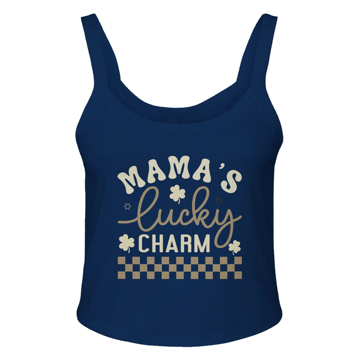 Mama’s Lucky Charm - Your Everyday Blessing - solid navy blend - Print Material