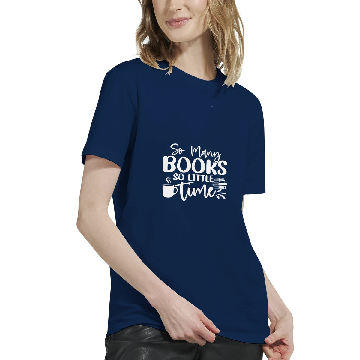 Bookworm's Paradise - Embrace the Magic of Storytelling - Navy - T-shirts