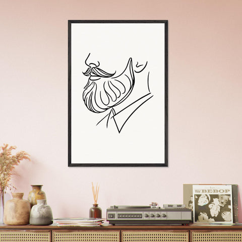 Image of Beard and Bow - A Minimalist Tribute to Style