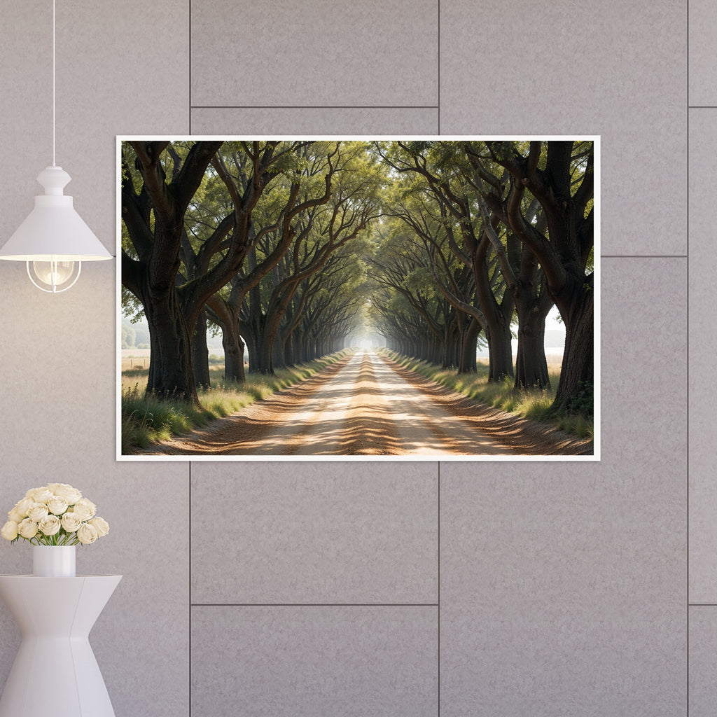 Whispers of the Forest Road - - Framed Posters