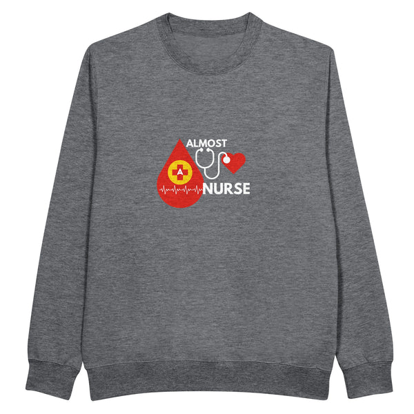 In Every Beat - Honoring the Nurse's Calling Sweatshirt - Charcoal Heather - Crewneck Sweatshirts