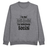 Humor Meets Elegance - Crewneck Edition - - Crewneck Sweatshirts