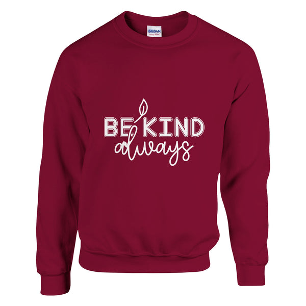 Kindness in Layers - A Cozy Reminder - Cardinal Red - sweatshirt