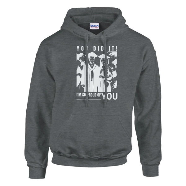 Caps Off to Memories - Graduate's Delight Hoodie - Graphite Heather - Hoodies