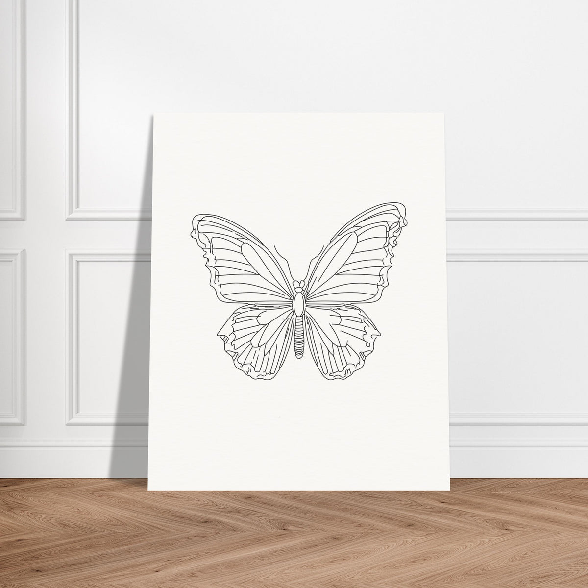 Ethereal Flight - Butterfly Silhouette - - Posters