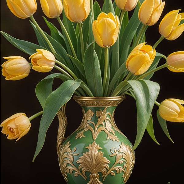 Tulips in Timeless Bloom - - Posters