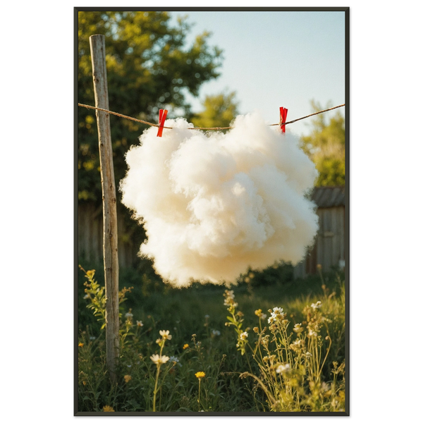 Hanging Whimsy – Giftomory Framed Print - - Metal Framed Posters