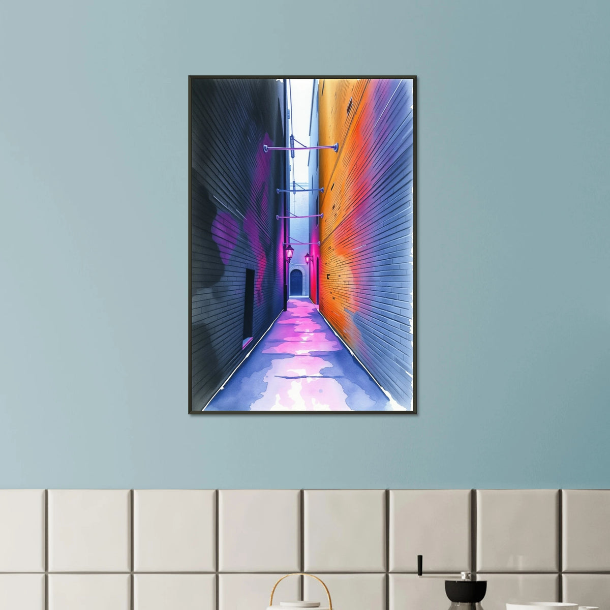 Painted Passage – Giftomory Framed Art - Default Title - Metal Framed Posters