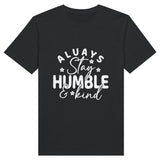 Stay Humble Tee - Embrace Kindness in Style - Charcoal - T-shirts