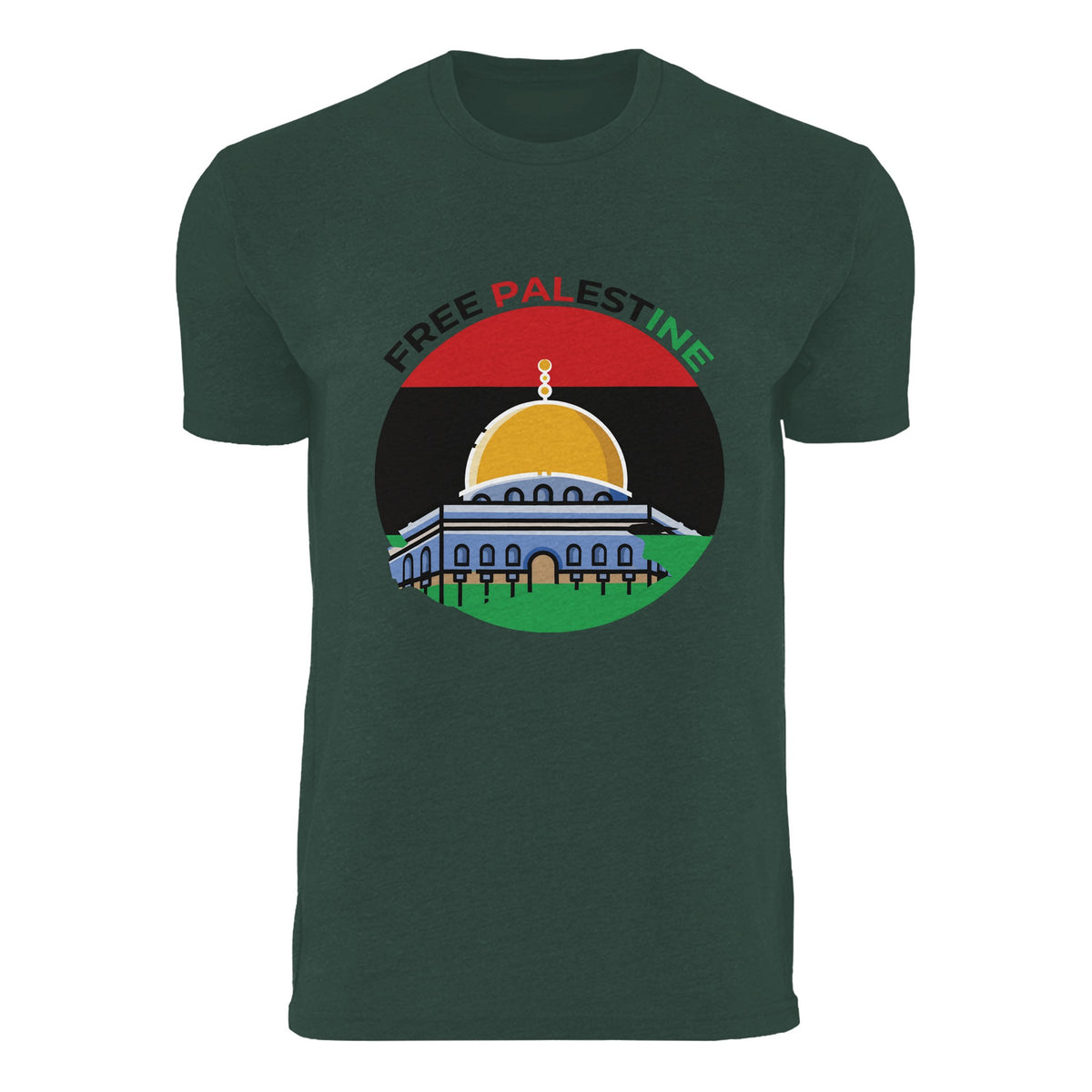 Support Palestine in Style - royal pine - Crewneck T-shirts