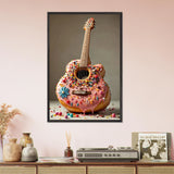 Sweet Strings – Wooden Framed Poster - Black frame - Wooden Framed Posters