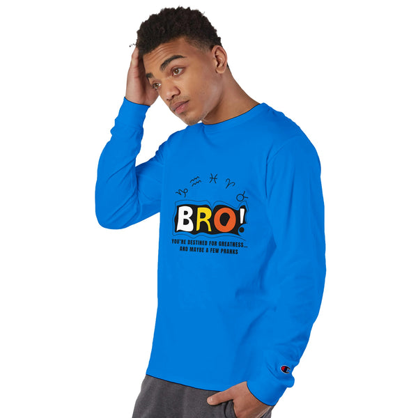 Bro Code - Bright Bonds on Black - Royal Blue - T-shirts