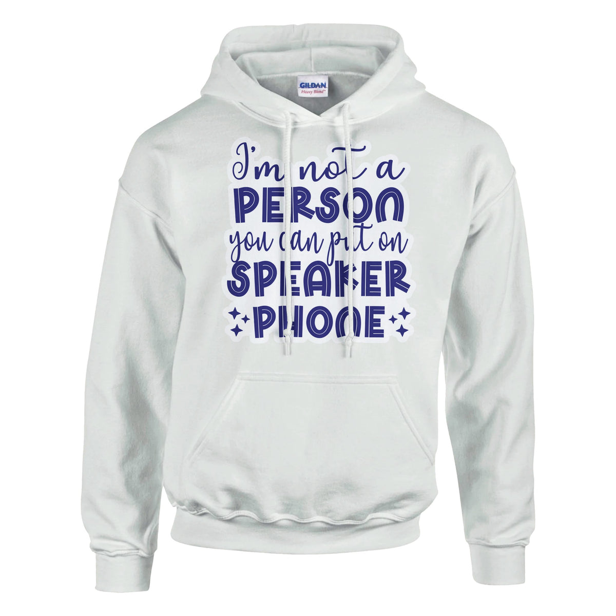 Embrace Your Voice - Speaker PHONE Attire - White - Hoodies