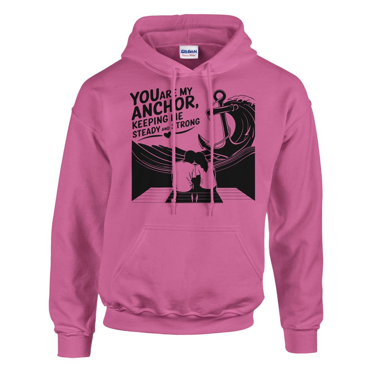 Heart and Soul – A Meaningful Gift for Your Husband - Azalea - Hoodies