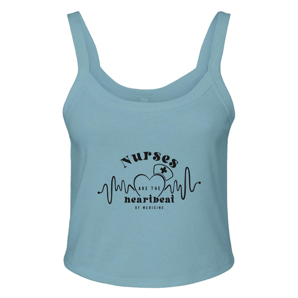 Wear Your Gratitude - Nurses' Heartbeat Tribute! - sld baby blu bln - Print Material