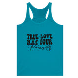 Heartfelt Connections - True Love, Four Paws - Teal - Print Material