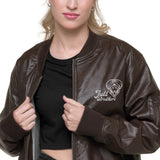 Jutt Brother Embroidered Bomber - -