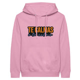 The Calmas Premium Unisex Hoodie - Embrace Serenity - Light Pink - Print Material