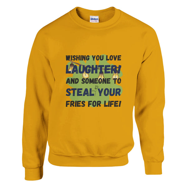 Laughter & Love - The Perfect Recipe Sweatshirt - Gold - Sweatshirts