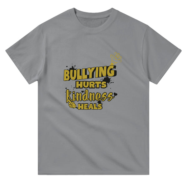 Stand Strong - Bullying Hurts, Kindness Heals Tee - Sport Grey - T-shirts