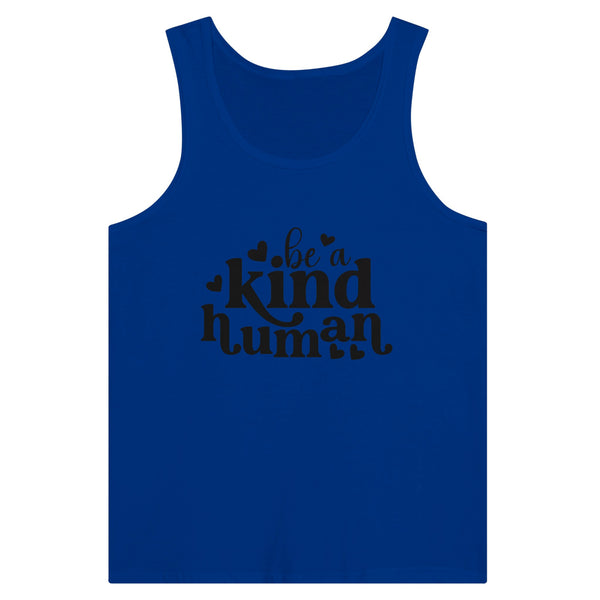 Embrace Empathy - Be a Kind Human - True Royal - Tank Tops