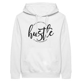 Hustle & Dreams Premium Unisex Pullover Hoodie - White - Hoodies