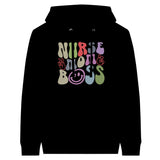 Celebrate the Strength of Nurse, Mom, Boss - Unisex Hoodie - Black - Hoodies