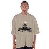 Capitol Elegance - Washington Pride Tee - oatmeal - T-shirts