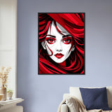 Red Passion - Art That Speaks - - Framed Poster