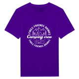 Campfire Chronicles - Memories with Friends Tee - Purple - Crewneck T.shirts