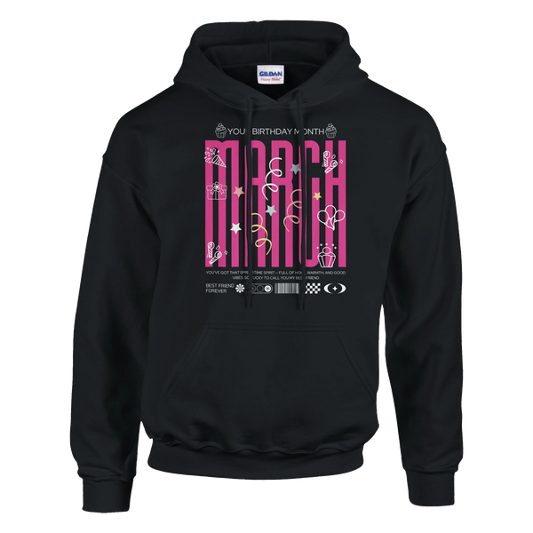 Gildan Hoodie for Soul Sisters by Month - March - Hoodies