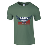 Proudly American - Army Tribute Tee - Military Green - T-Shirts